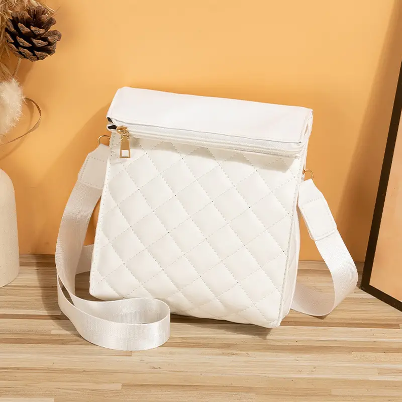 Nueva Cartera Cubo Bordado Rombo - Z619 - Image 2