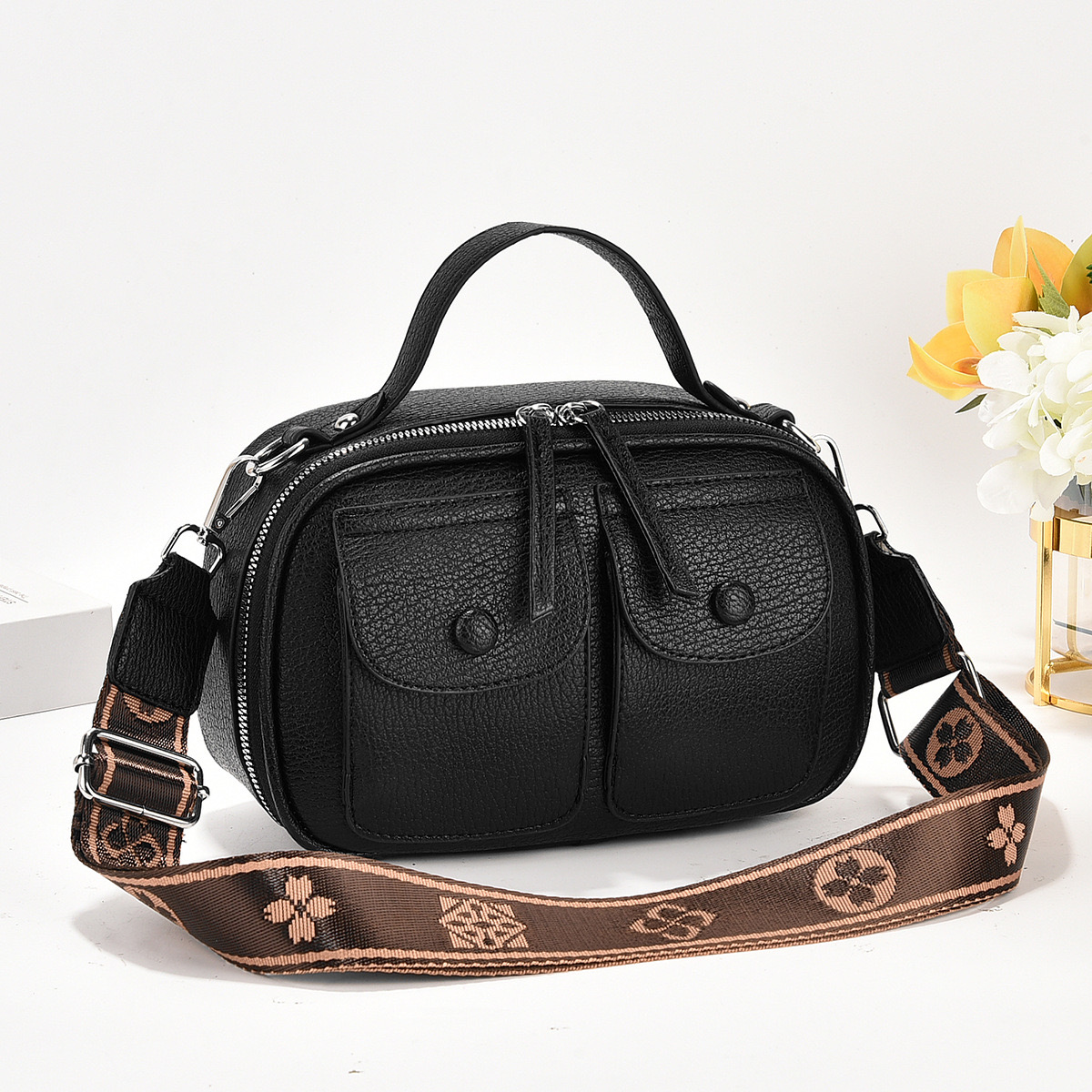 Bandolera Boston Retro Calidad Premium - 0415 - Image 2