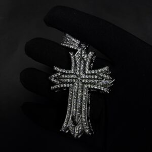 Dije - BIG Cross (Plateada)