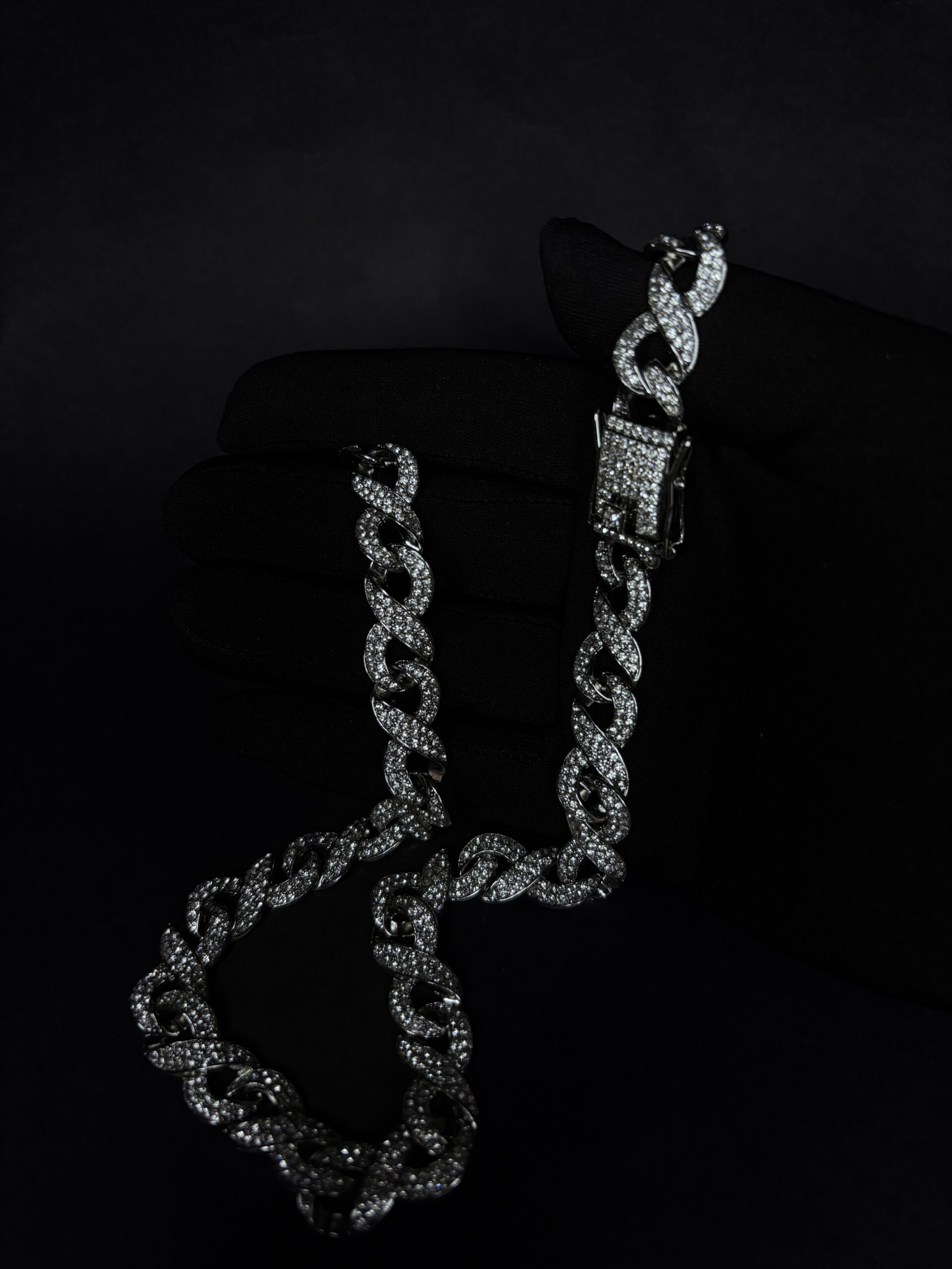 Cadena Eight 50cm (Plateado)