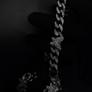 Cadena Butterfly 50cm (Plateado)