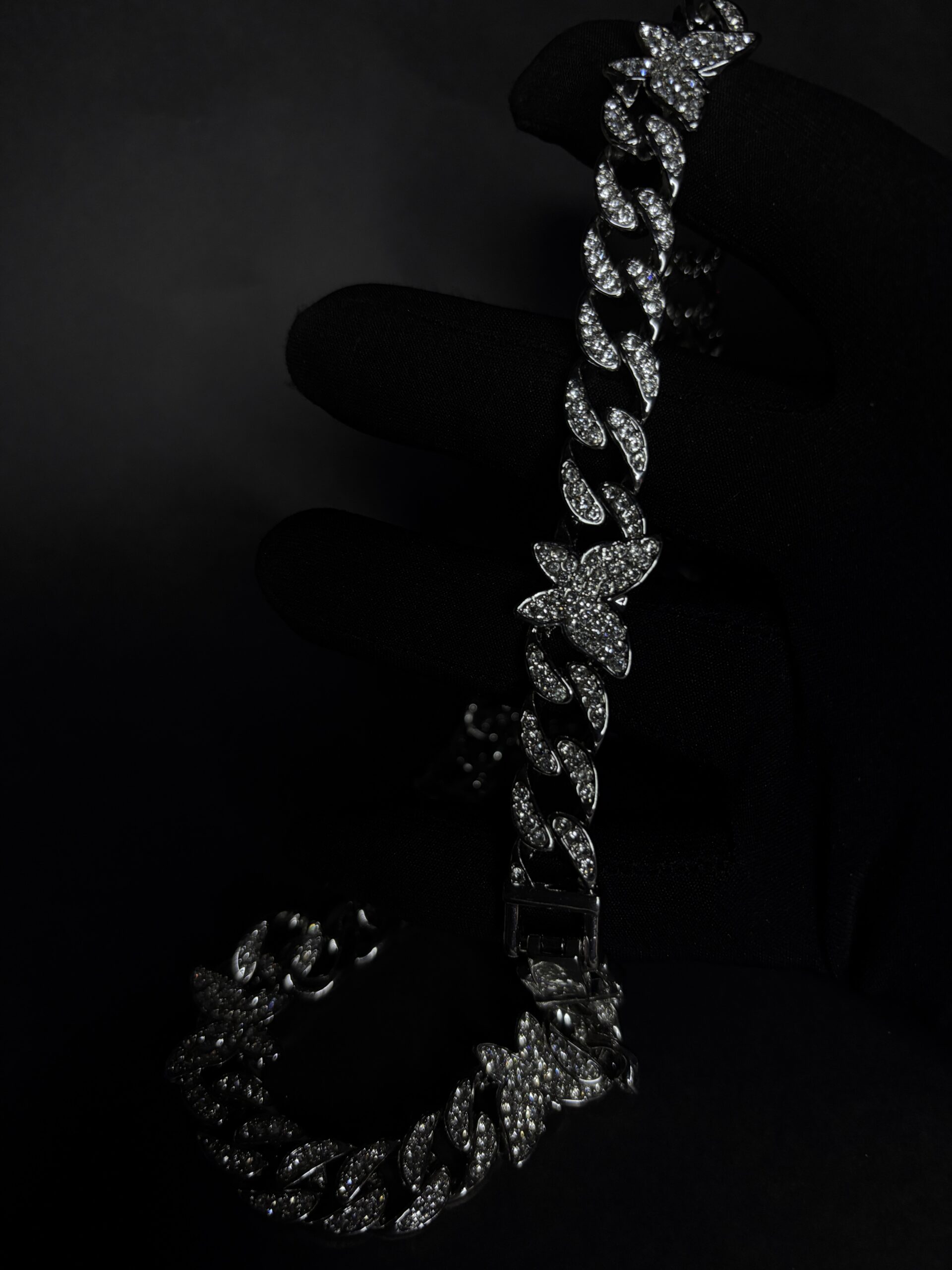 Cadena Butterfly 50cm (Plateado)